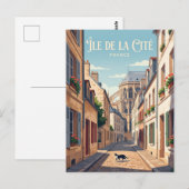 Carte Postale Île de la Cité France (Devant / Derrière)