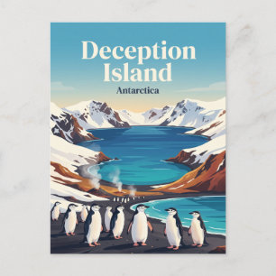 Carte Postale Île de la Déception Antarctique