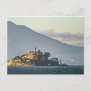 Carte Postale Île de la Solitude — Alcatraz dans la lumière doré