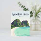 Carte Postale Île de Lord Howe Australie (Debout devant)