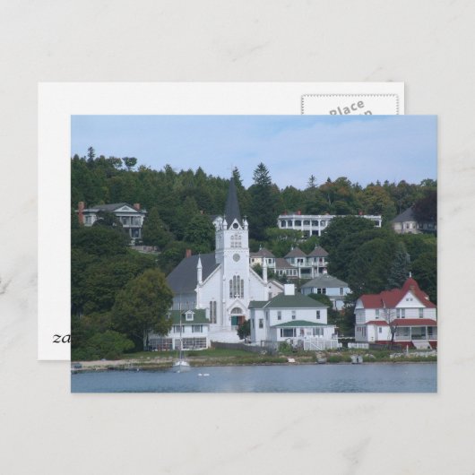 Carte Postale Île de Mackinaw (Devant / Derrière)