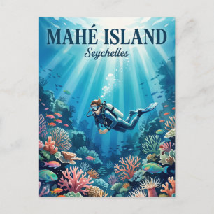Carte Postale Île de Mahé Seychelles