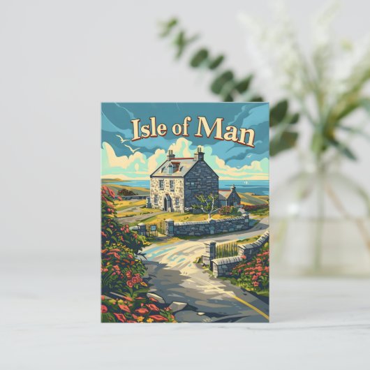 Carte Postale Île de Man (Debout devant)