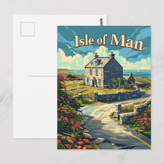 Carte Postale Île de Man (Devant / Derrière)