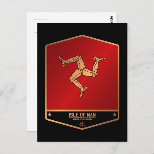Carte Postale Île de Man (Devant / Derrière)