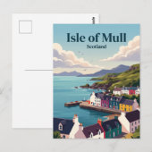 Carte Postale Île de Mull Écosse (Devant / Derrière)