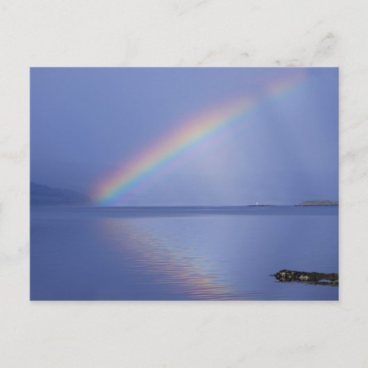 Carte Postale Île de Mull Rainbow (Devant)