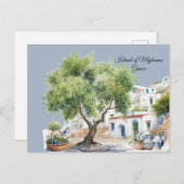 Carte Postale Île de Mykonos, Grèce (Devant / Derrière)