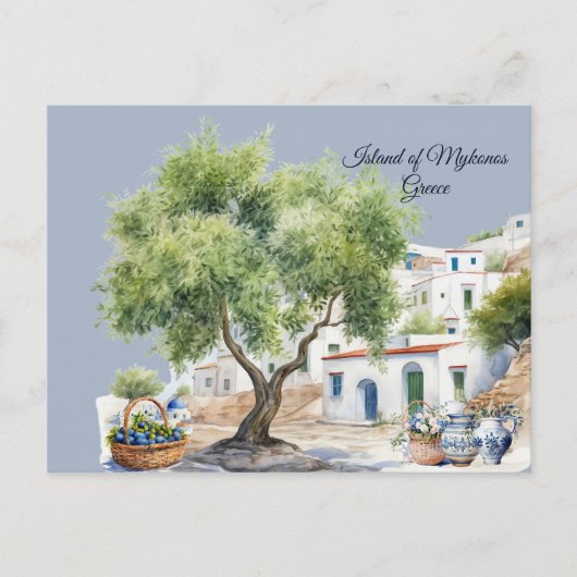 Carte Postale Île de Mykonos, Grèce (Devant)