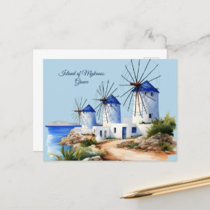 Carte Postale Île de Mykonos, Grèce