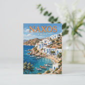 Carte Postale Île de Naxos Grèce (Debout devant)