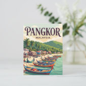Carte Postale Île de Pangkor Malaisie (Debout devant)