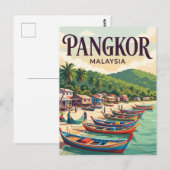 Carte Postale Île de Pangkor Malaisie (Devant / Derrière)
