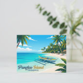 Carte Postale Île de Panglao Philippines (Debout devant)