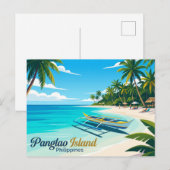 Carte Postale Île de Panglao Philippines (Devant / Derrière)