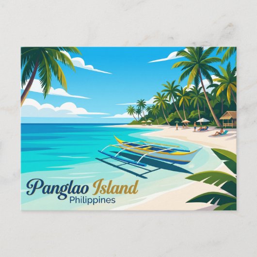 Carte Postale Île de Panglao Philippines (Devant)