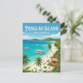 Carte Postale Île de Panglao Philippines (Debout devant)