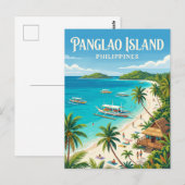 Carte Postale Île de Panglao Philippines (Devant / Derrière)