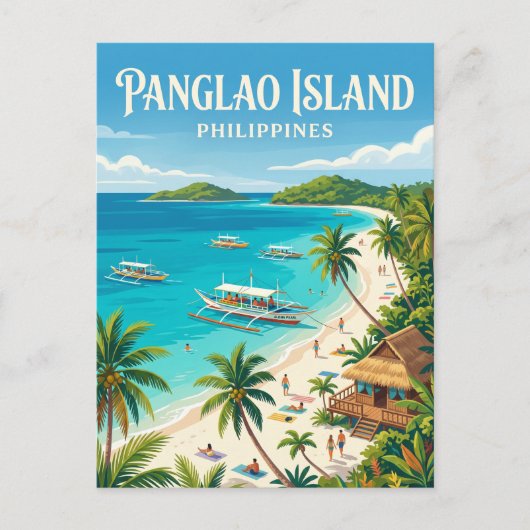 Carte Postale Île de Panglao Philippines (Devant)