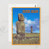 Carte Postale Île de Pâques (Devant / Derrière)