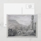 Carte Postale Île de Pâques, 1786 (Devant / Derrière)