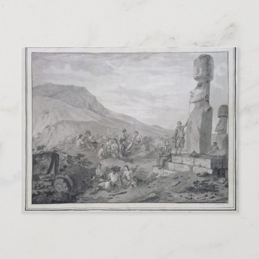 Carte Postale Île de Pâques, 1786 (Devant)