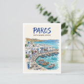 Carte Postale Île de Paros Grèce (Debout devant)