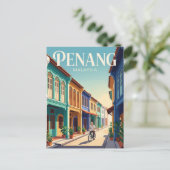 Carte Postale Île de Penang Malaisie (Debout devant)