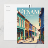 Carte Postale Île de Penang Malaisie (Devant / Derrière)