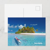 Carte Postale Île de Polynesia (Devant / Derrière)
