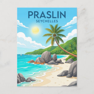 Carte Postale Île de Praslin, Anse Volbert, Praslin