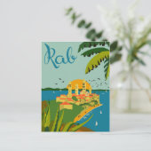 Carte Postale Île de Rab, Croatie (Debout devant)