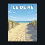 Carte Postale Île de Ré France Voyage<br><div class="desc">L'île de Ré est une île charmante au large de la côte ouest de la France, nichée dans l'océan Atlantique et reliée à la ville continentale de La Rochelle par un pont de 3 kilomètres. Connue pour ses villages pittoresques, ses maisons blanchies à la chaux aux volets verts et ses...</div>
