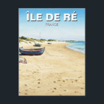 Carte Postale Île de Ré France Voyage<br><div class="desc">L'île de Ré est une île charmante au large de la côte ouest de la France, nichée dans l'océan Atlantique et reliée à la ville continentale de La Rochelle par un pont de 3 kilomètres. Connue pour ses villages pittoresques, ses maisons blanchies à la chaux aux volets verts et ses...</div>