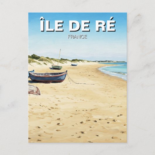 Carte Postale Île de Ré France Voyage (Devant)