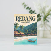 Carte Postale Île de Redang Malaisie (Debout devant)