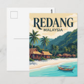 Carte Postale Île de Redang Malaisie (Devant / Derrière)