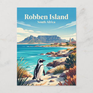 Carte Postale Île de Robben Afrique du Sud