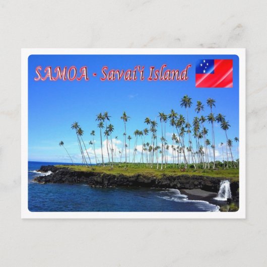 Carte Postale Île de Savai'i - Samoa - (Devant)