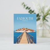 Carte Postale Île de Shell (Fadiouth) Sénégal (Debout devant)