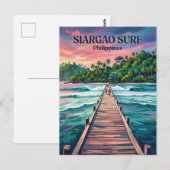 Carte Postale Île de Siargao Philippines (Devant / Derrière)