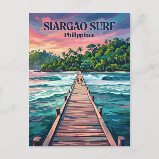 Carte Postale Île de Siargao Philippines (Devant)