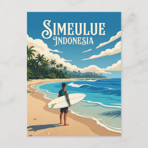Carte Postale Île de Simeulue Indonésie