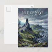 Carte Postale Île de Skye Écosse (Devant / Derrière)