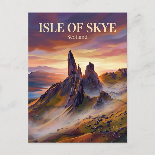 Carte Postale Île de Skye Écosse (Devant)