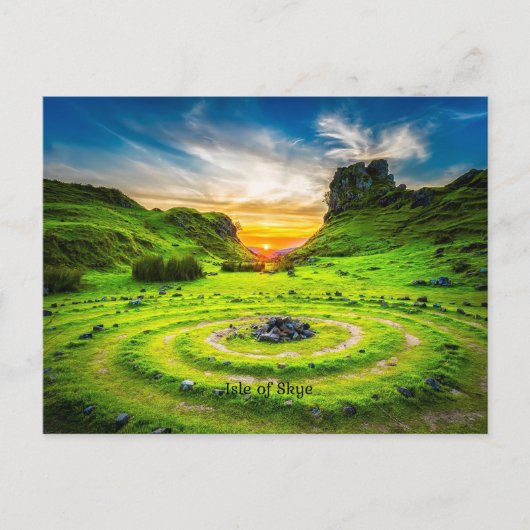 Carte Postale Île de Skye, Écosse, (Devant)