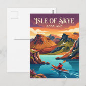 Carte Postale Île de Skye, Écosse (Devant / Derrière)