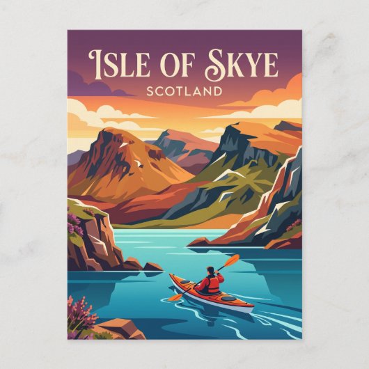Carte Postale Île de Skye, Écosse (Devant)