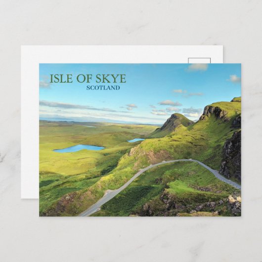 Carte Postale Île de Skye, Quiraing, Écosse, Royaume-Uni (Devant / Derrière)
