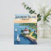Carte Postale Île de Solomons Maryland (Debout devant)